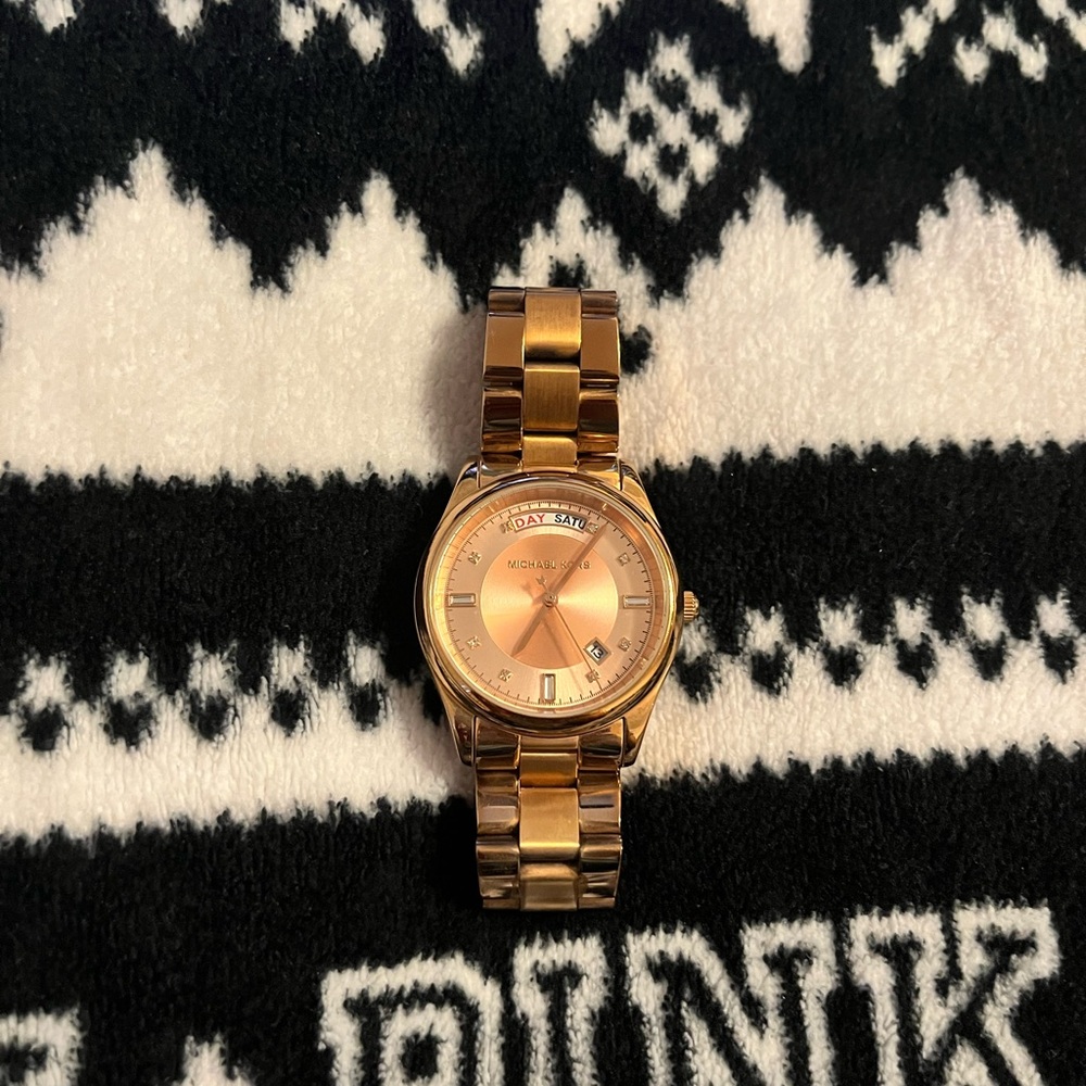 Michael Kors Rose Gold Stainless Steel Watch